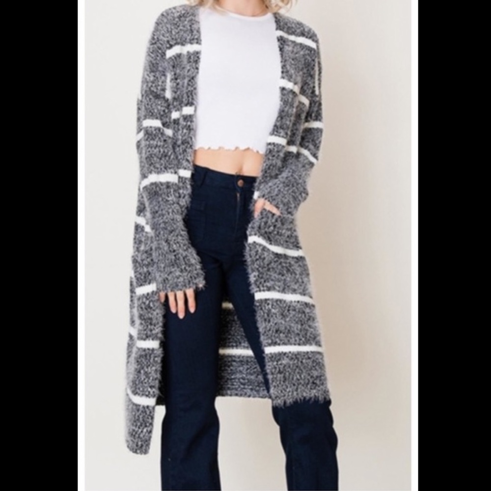 HYFVE Long Duster Cardigan Sweater